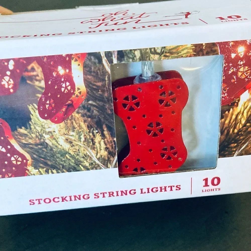 Christmas Stocking String Lights Decor - Picture 2 of 3